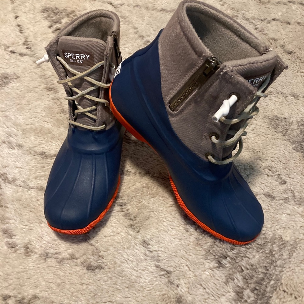 Sperry Saltwater Waterproof Mid Rain Duck Boot